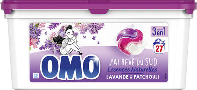 Omo Lessive Capsules 3en1 Lavande & Patchouli 27 lavages - Product - fr