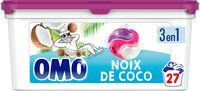 Omo Lessive Capsules 3en1 Noix de Coco 27 Lavages - Product - fr