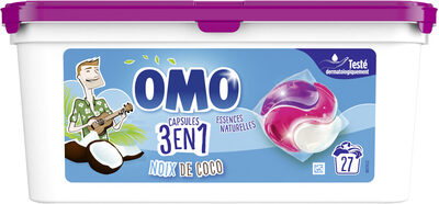 Omo Lessive Capsules 3en1 Noix de Coco 27 Lavages - Product - fr