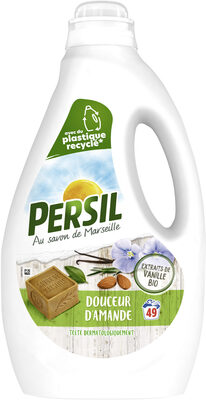 Persil Lessive Liquide Douceur d'Amande aux extraits de Vanille Bio 2,45l 49 Lavages - Product - fr