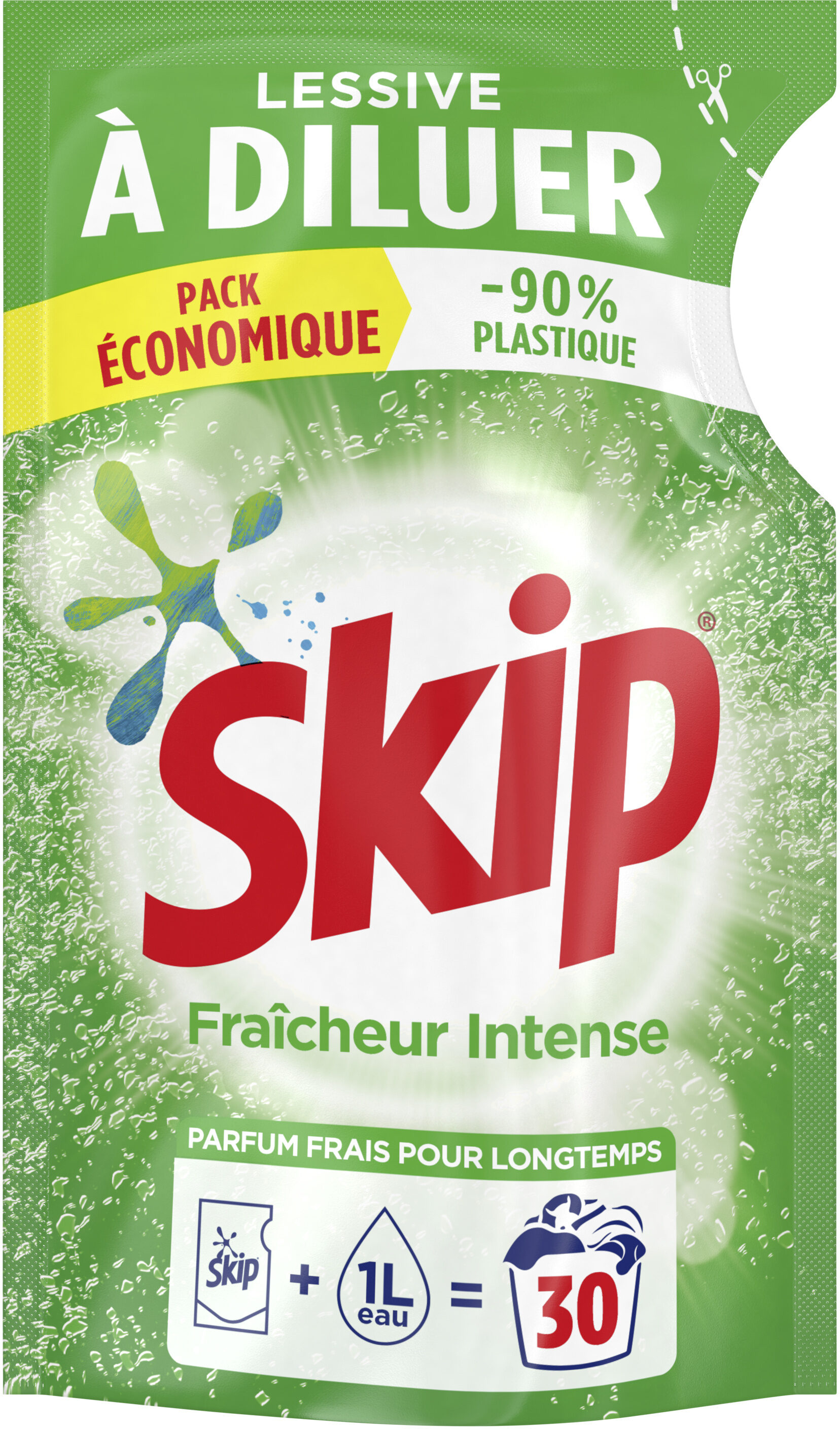 Skip Lessive Liquide à Diluer Fraîcheur Intense 500ml - 30 Lavages - Product - fr