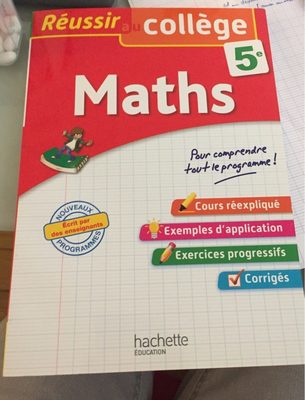 Reussir college maths 5eme - Product
