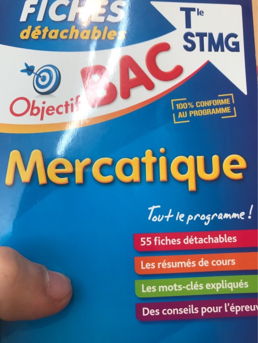 Bac Fiches Mercatique - Product - fr