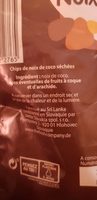 Chips de noix de coco séchées - Ingredients - fr