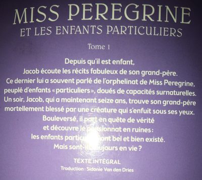Miss Peregrine Et Les Enfants Particuliers - 1