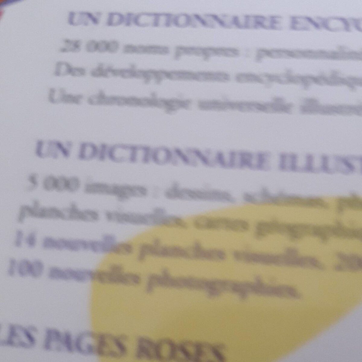 Dictionnaire - Ingredients - fr