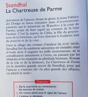 La Chartreuse de Parme - Ingredients - fr