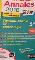 Annales brevet Physique-chimie SVT Technologie 2018 - Product - fr