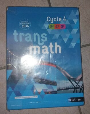 trans math cycle 4 manuel de math - Product - fr