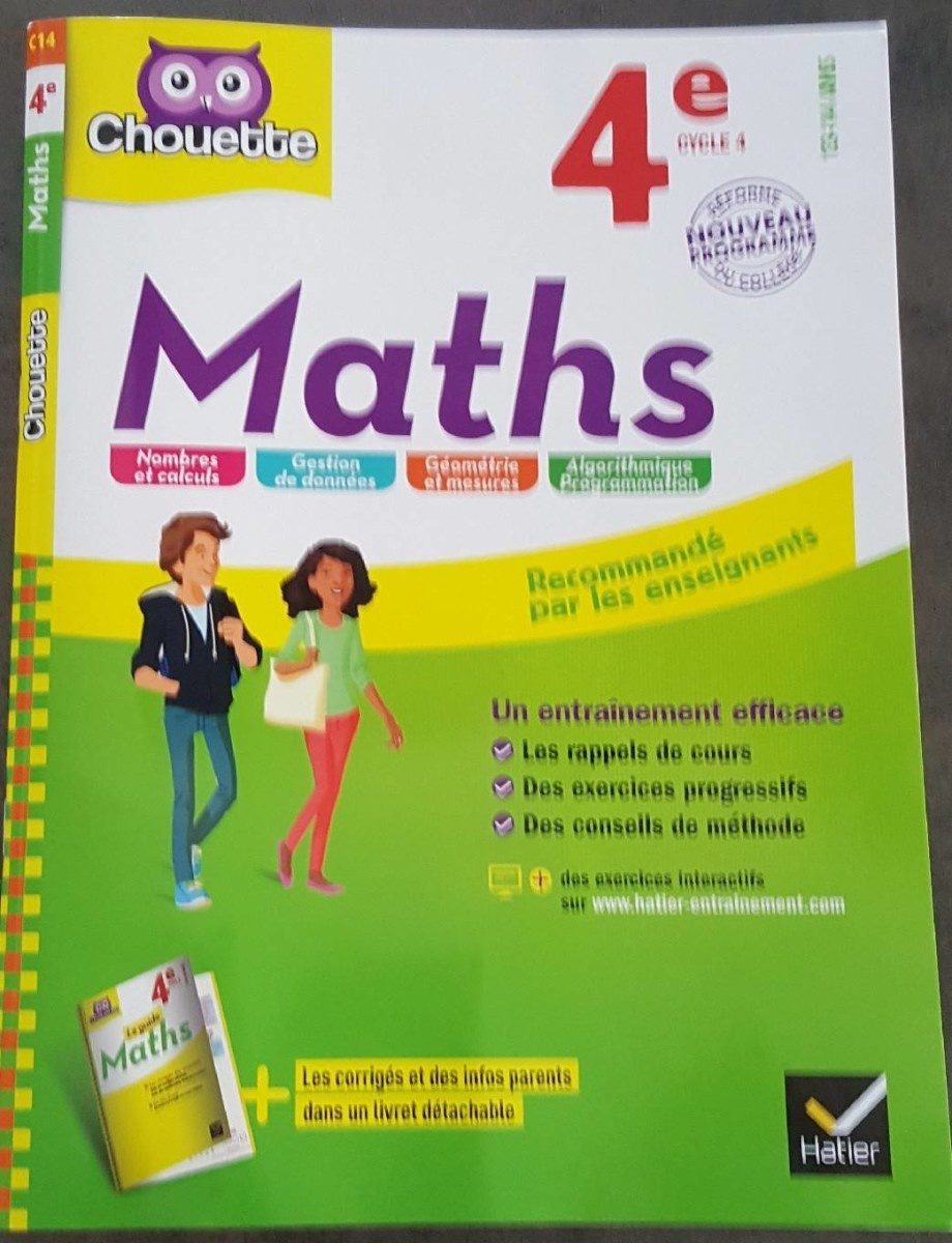 Maths 4e - Product - fr