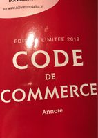 Code de commerce 2019 annoté - Produit - fr