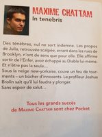 In Tenebris, Maxime Chattam - Ingrédients - fr