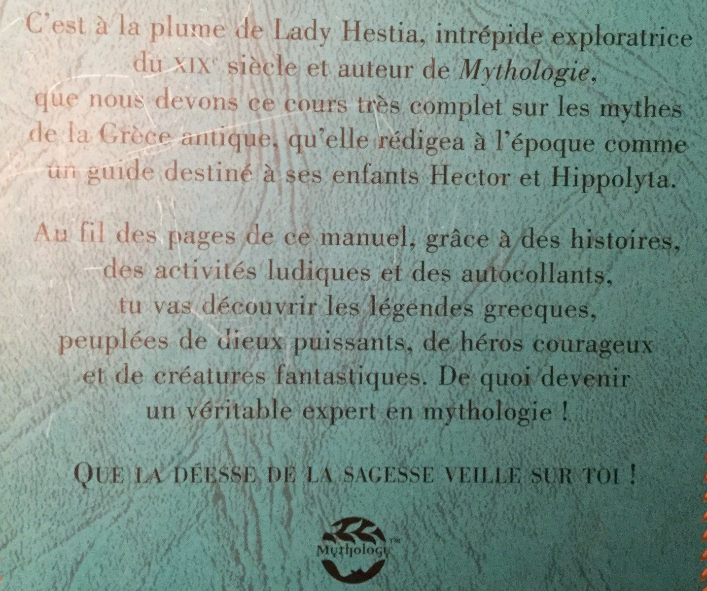 Petit manuel de Mythologie - Ingredients - fr