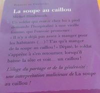 La soupe au caillou, Michel Hindenoch - Paroles De Conteurs - Ingredients - fr