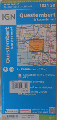 Carte Questembert la Roche-Bernard 1021 SB - Product - en