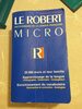 Le Robert Micro De La Langue Française, édition 1998 - Product